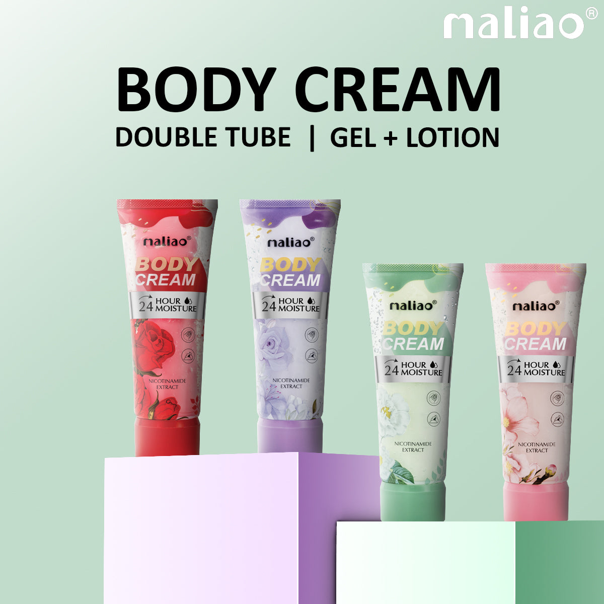 Maliao Body Cream Gel + Lotion – 24-Hour Moisture